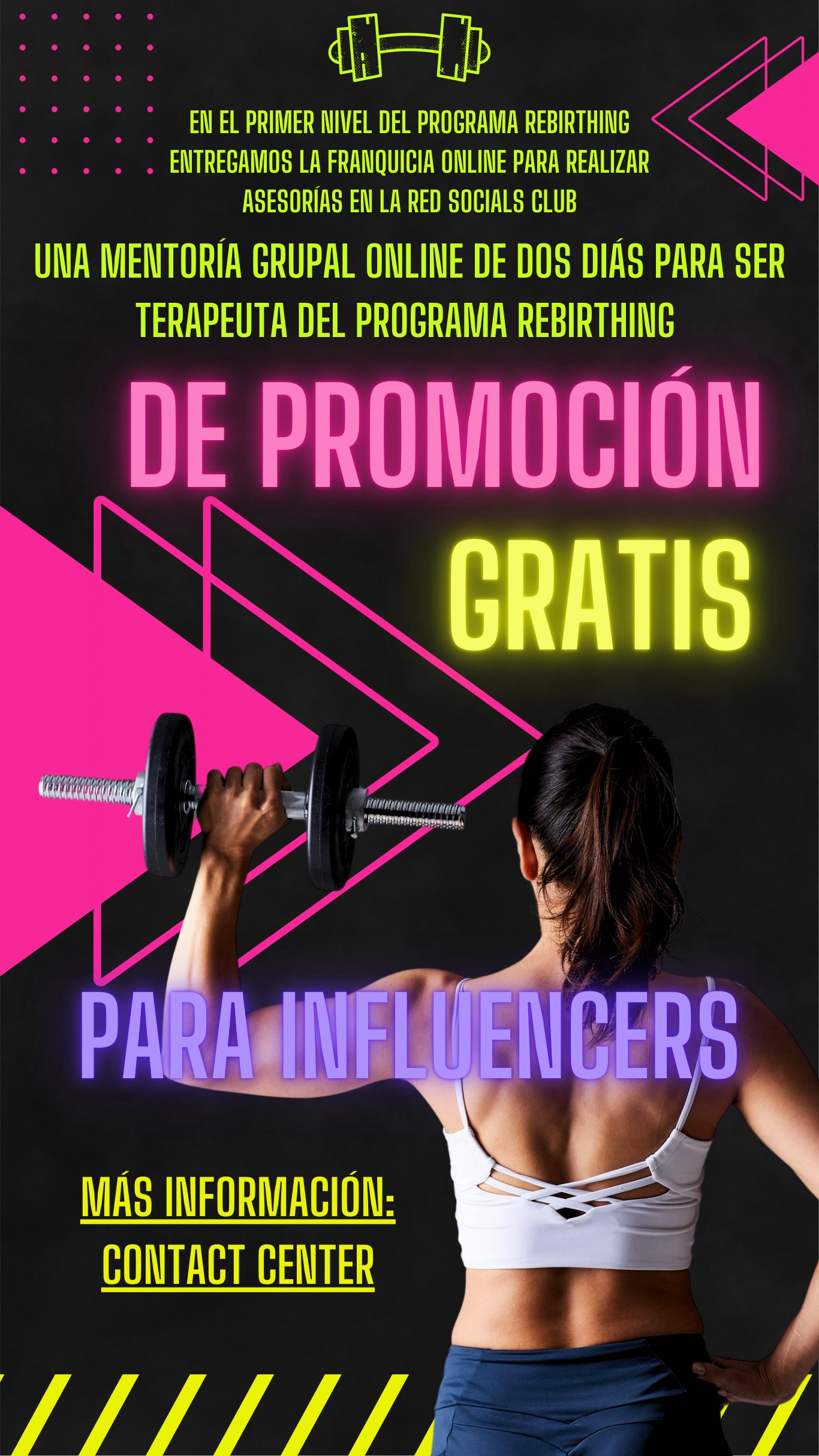 ROL DE MERCADEO DEL PROGRAMA REBIRTHING: